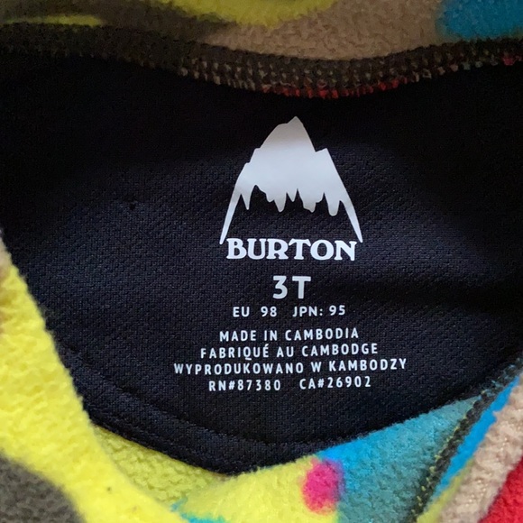 BURTON TODDLER FLEECE - Picture 3 of 4